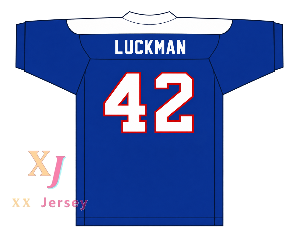 Custom Sid Luckman 42 Erasmus Hall High School Football Jersey