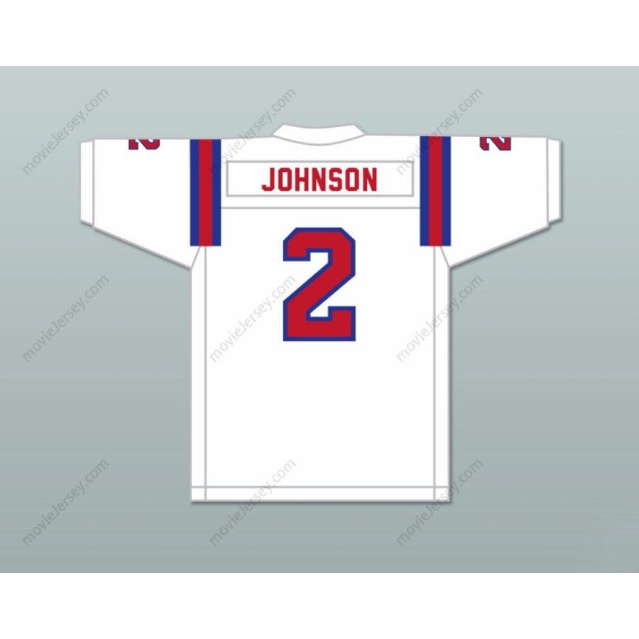 PERSONALIZA Cualquier Nombre Número 1983 USFL TRUMAINE JOHNSON 2 CHICAGO BLITZ ROAD Camiseta de Fútbol Americana Cosida S-6XL