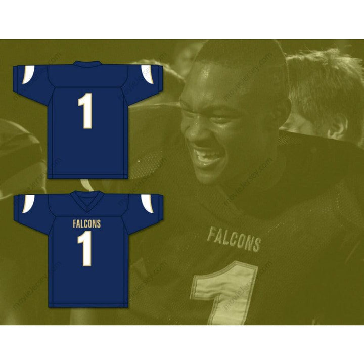 PERSONALIZA CUALQUIER Nombre Número STEFON DIGGS 1 OUR LADY OF GOOD COUNSEL HIGH SCHOOL FALCONS Camiseta de Fútbol con Costuras S-6XL