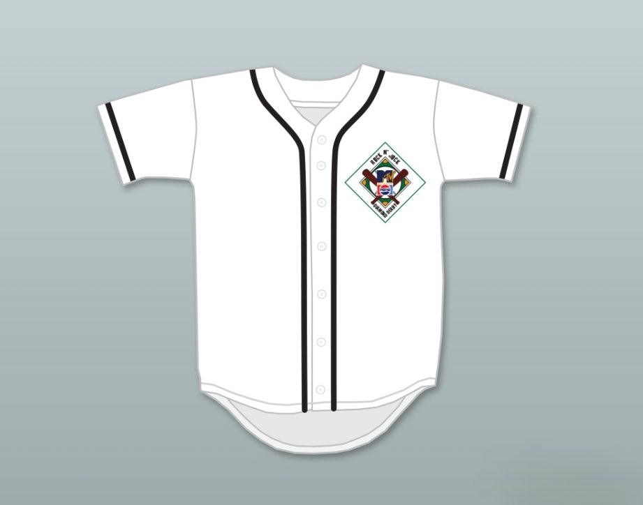 Custom Any Name Number ROBERT WUHL 10 SALAMANDERS BASEBALL JERSEY 1ST ANNUAL ROCK N' JOCK DIAMOND DERBY 1990 Top Stitched S-6XL