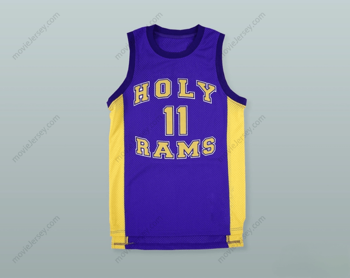 PERSONALIZA CUALQUIER Nombre Número JOHN WALL 11 WORD OF GOD CHRISTIAN ACADEMY HOLY RAMS CAMISETA DE BALONCESTO con Costuras S-6XL