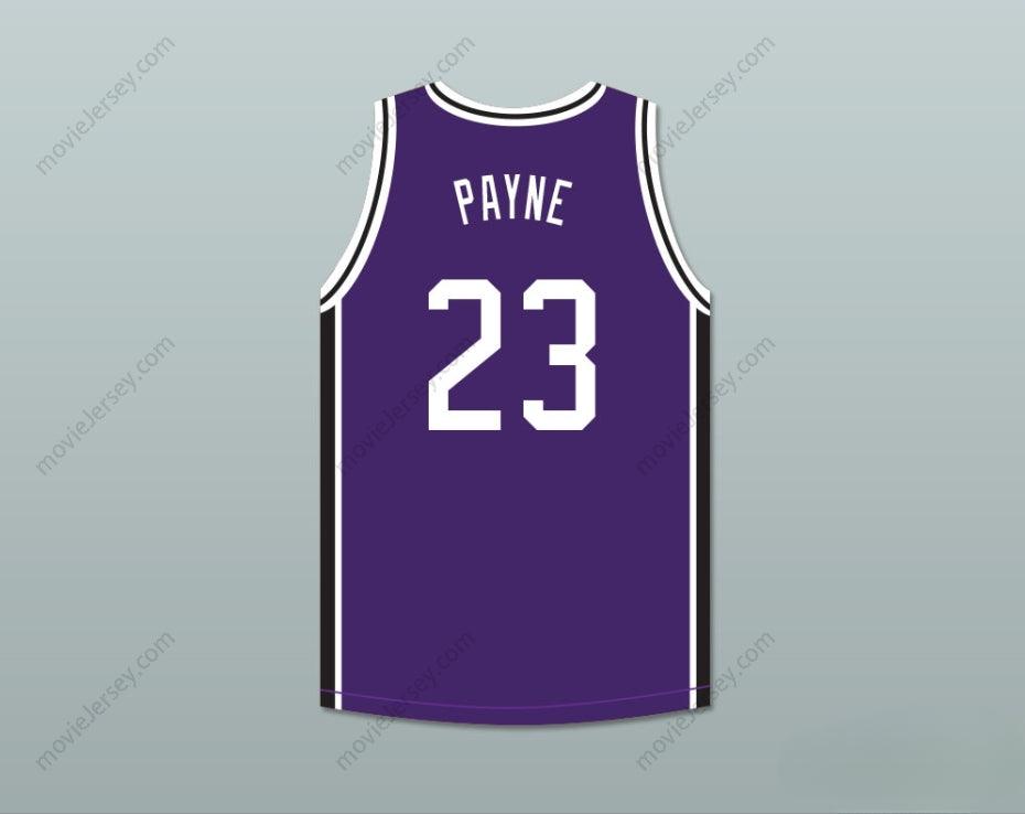 PERSONALIZA CUALQUIER Nombre Número MARTIN PAYNE 23 MORRIS BROWN COLLEGE WOLVERINES PÚRPURA CAMISETA DE BALONCESTO PARCHE Cosido Arriba S-6XL