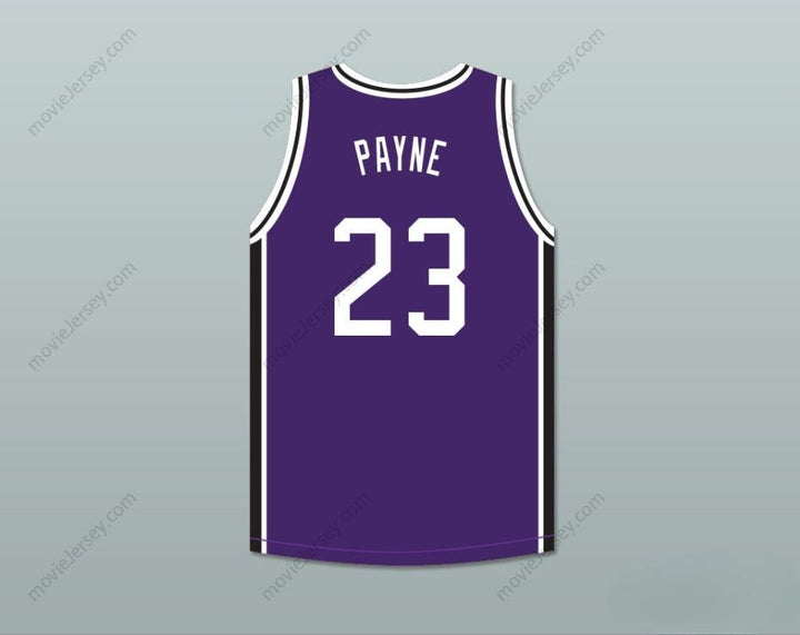 PERSONALIZA CUALQUIER Nombre Número MARTIN PAYNE 23 MORRIS BROWN COLLEGE WOLVERINES PÚRPURA CAMISETA DE BALONCESTO PARCHE Cosido Arriba S-6XL