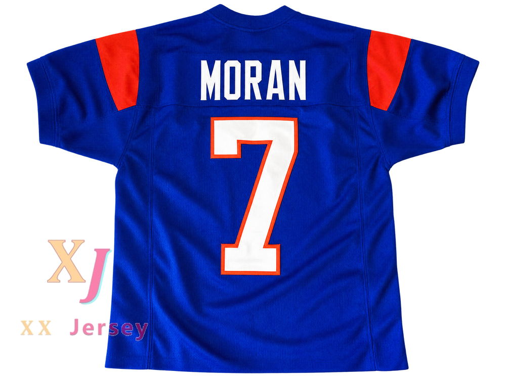 PERSONALIZADA CUALQUIER Nombre Número ALEX MORAN 7 BLUE MOUNTAIN STATE GOATS Camiseta Fútbol Cosida Tallas S-6XL