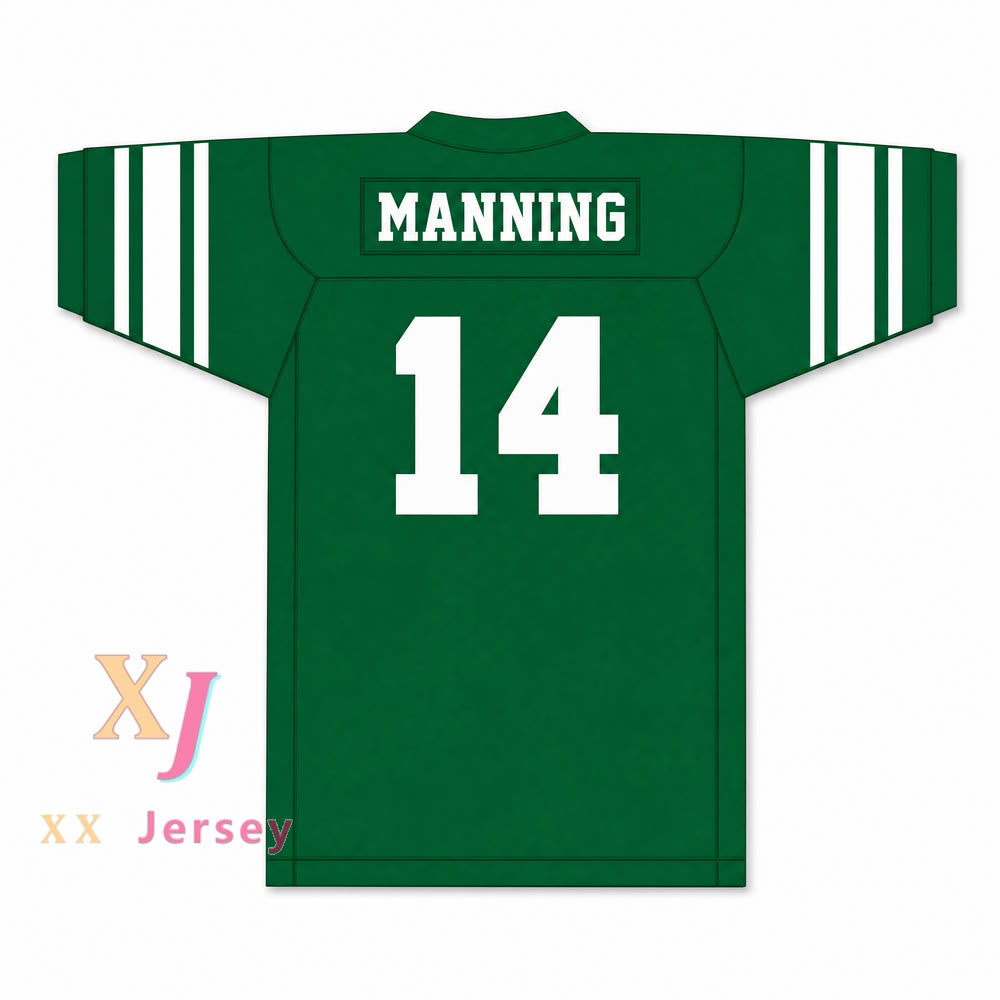 CUSTOM Name VERSION ELI MANNING 14 ISIDORE NEWMAN HIGH SCHOOL FOOTBALL JERSEY Top Stitched S-6XL