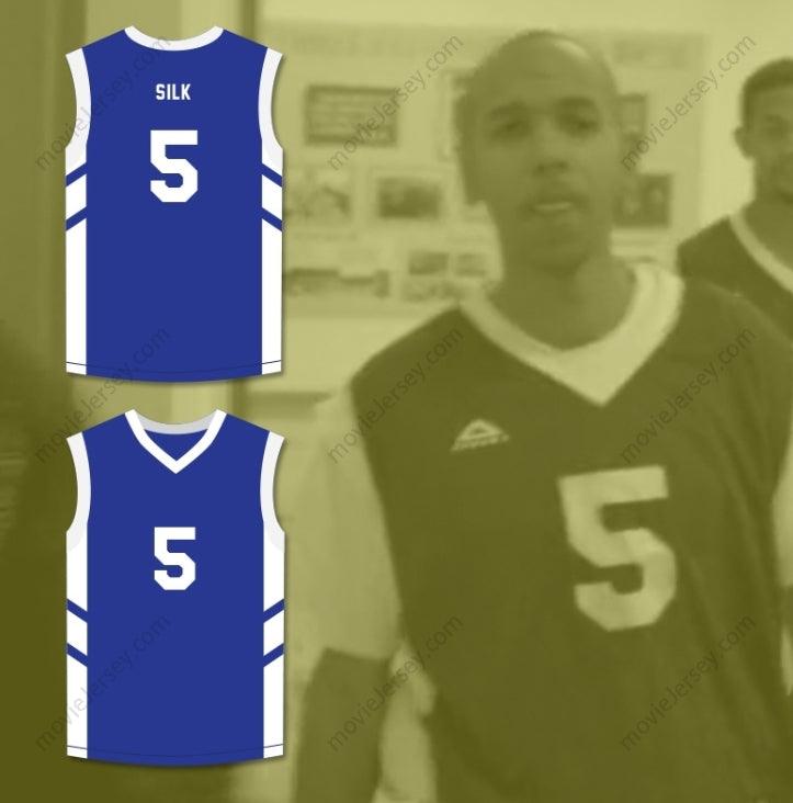 PERSONALIZA CUALQUIER Nombre Número ANDRE 'SILK' POOL 5 CAMISETA BALONCESTO AZUL EL BIG BANG DE DENNIS RODMAN EN PIONGYANG Confección de alta calidad S-6XL