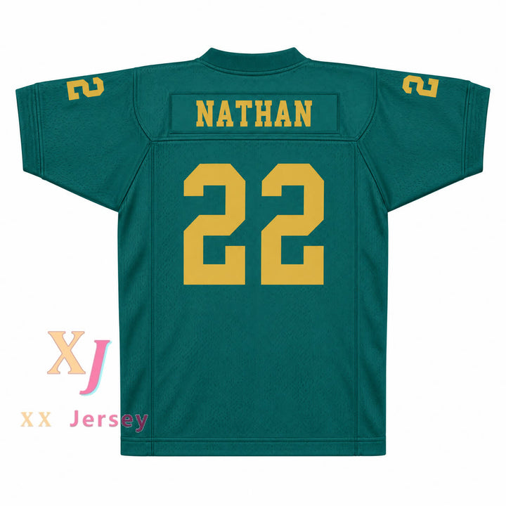 PERSONALIZA Cualquier Nombre Número TONY NATHAN 22 CAMISETA DE FÚTBOL COLONELS WOODLAWN Parte superior Cosida S-6XL