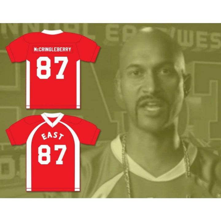 PERSONALIZA CUALQUIER Nombre Número HINGLE MCCRINGLEBERRY 87 CAMISETA DE FÚTBOL EAST KEY PEELE Cosida S-6XL