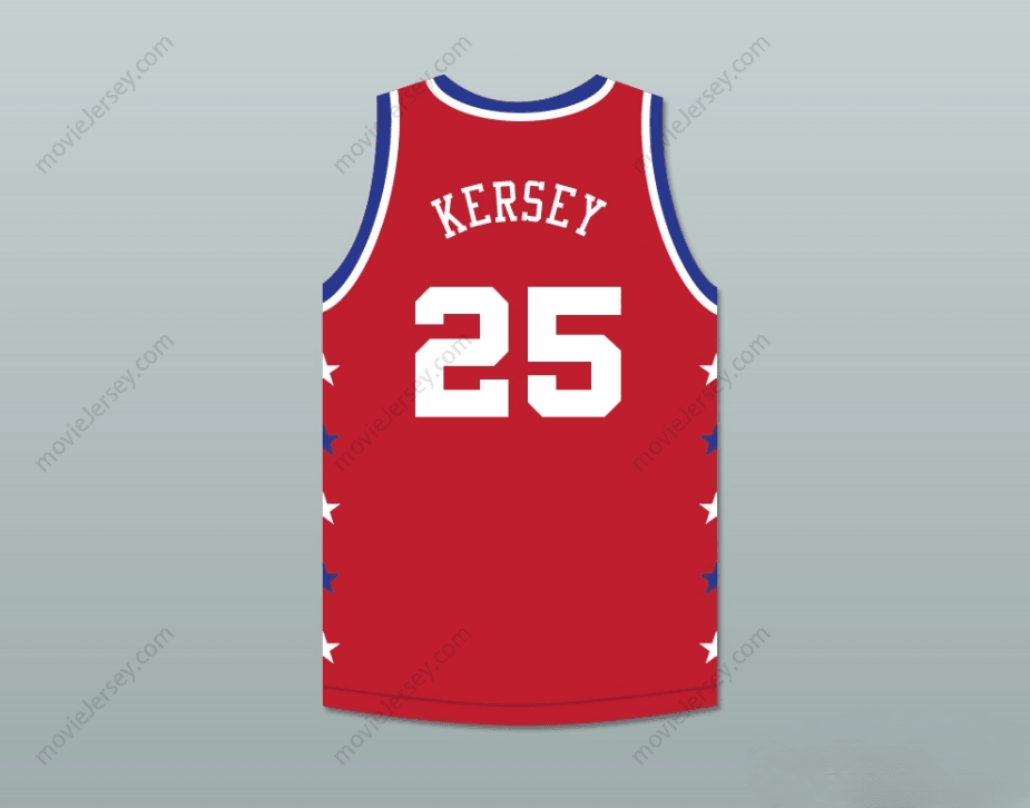 CAMISETA DE BALONCESTO ROJA CON CUALQUIER NOMBRE Y NÚMERO PERSONALIZADO JEROME KERSEY 25 MAGIC JOHNSON ALL STAR GAME 1990 EVENTO BENÉFICO MIDNIGHT NIGHT'S MAGIC Top Cosido S-6XL