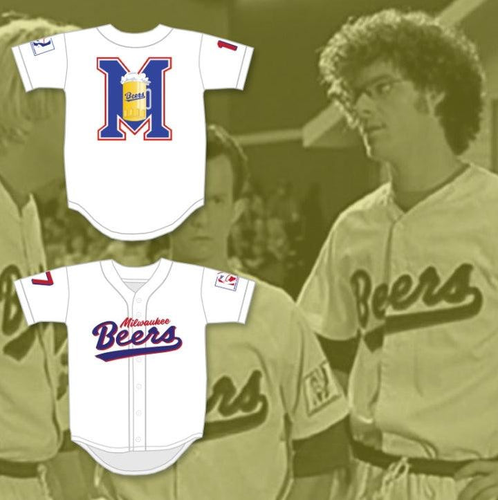 Camiseta de béisbol blanca de lujo con el logotipo de DOUG REMER 17 BEERS, personalizable con cualquier nombre y número, bordada, tallas S-6XL