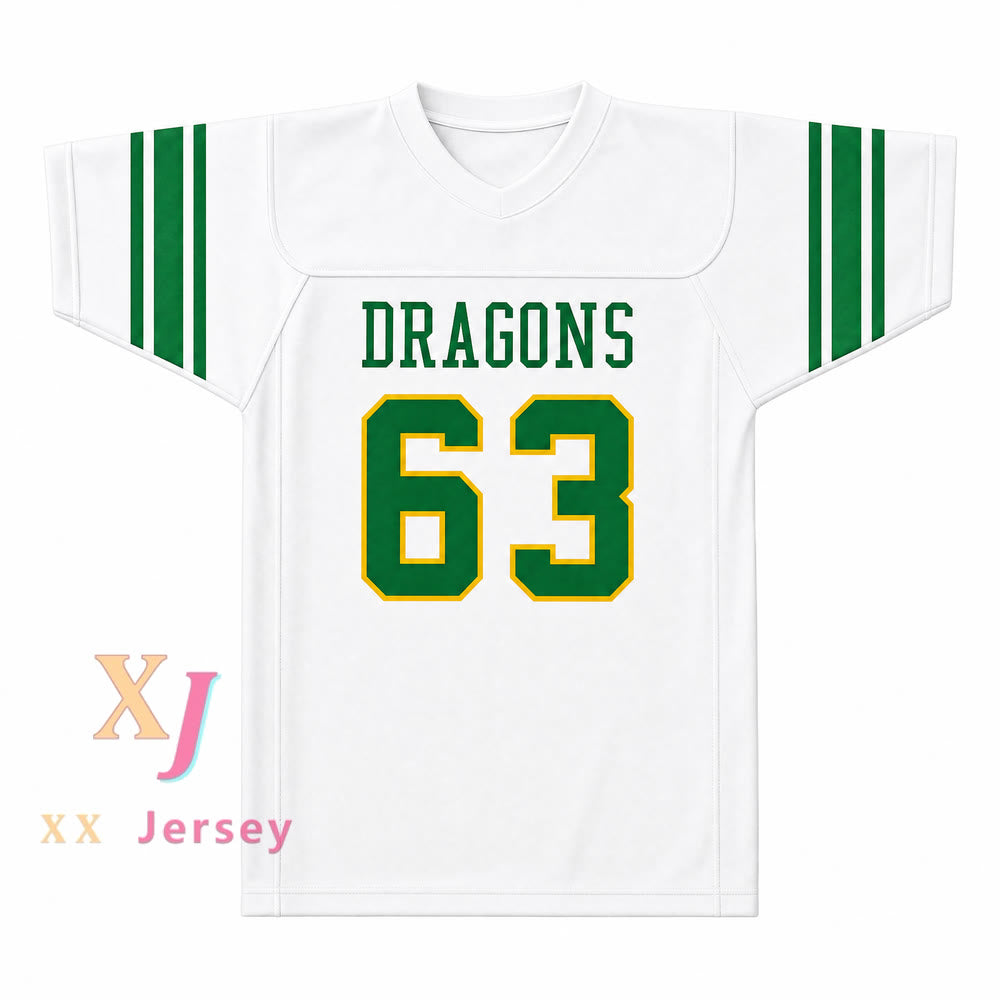 PERSONALIZA Cualquier Nombre Número WILLIE LANIER 63 MAGGIE L. WALKER GOVERNOR'S SCHOOL DRAGONS Camiseta de Fútbol Cosida S-6XL