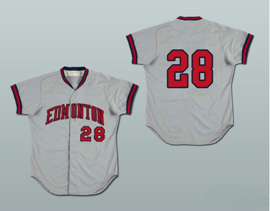 Camiseta de béisbol EDMONTON TRAPPERS con nombre y número personalizados, CUALQUIER JUGADOR O NÚMERO, NUEVA, cosida, tallas S-6XL