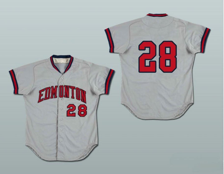 Camiseta de béisbol EDMONTON TRAPPERS con nombre y número personalizados, CUALQUIER JUGADOR O NÚMERO, NUEVA, cosida, tallas S-6XL