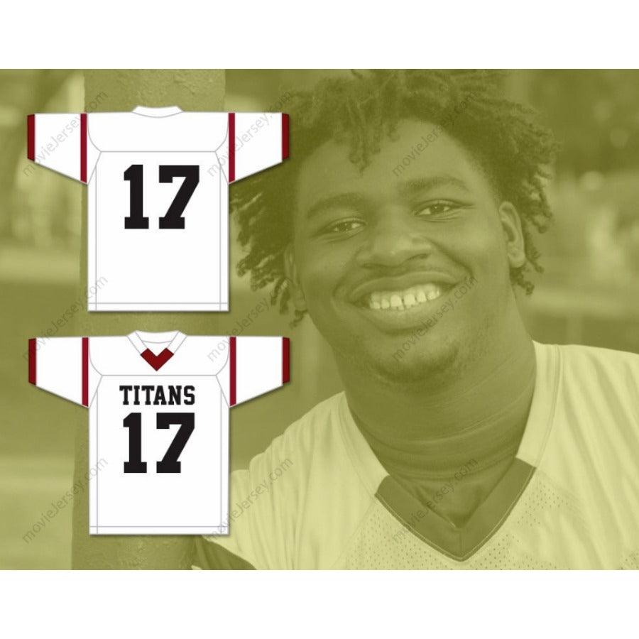 Personaliza Cualquier Nombre y Número DEVONTE WYATT 17 Camiseta de Fútbol de los TITANS de TOWERS HIGH SCHOOL, Cosido, Tallas S-6XL