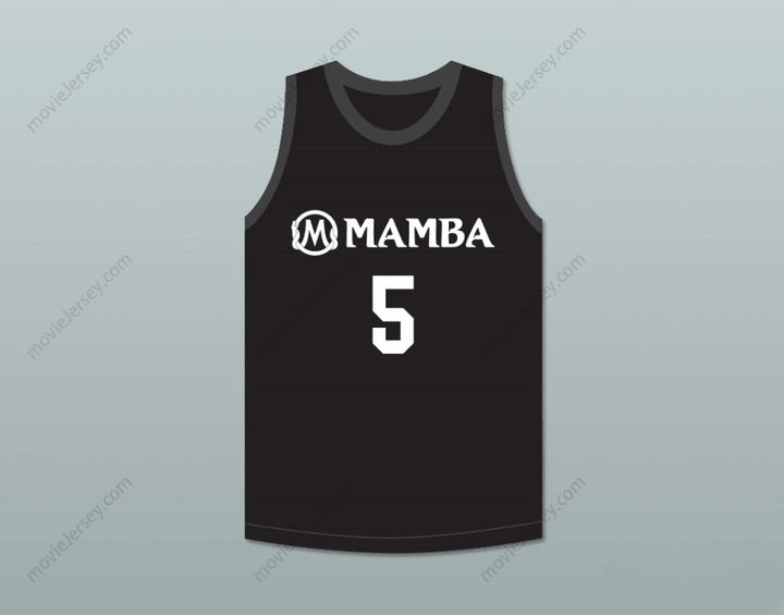 CUSTOM ANY Name Number ALYSSA 5 MAMBA BALLERS BLACK BASKETBALL JERSEY Top Stitched S-6XL