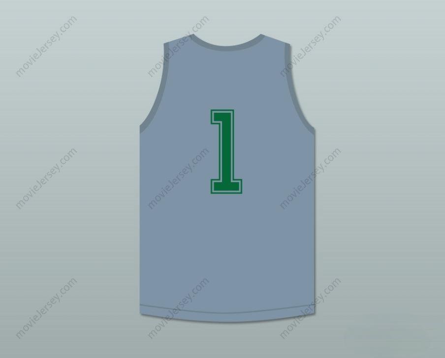 PERSONALIZA CUALQUIER Nombre Número TERRON FORTE 1 RHS JERSEY DE BALONCESTO GRIS AMATEUR Cosido S-6XL