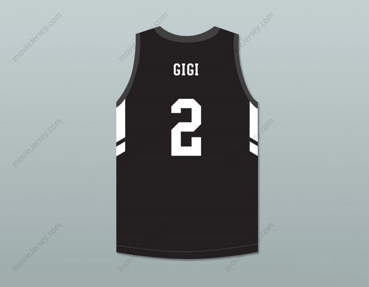 CUSTOM ANY Name Number GIGI 2 MAMBA BALLERS BLACK BASKETBALL JERSEY VERSION 3 Top Stitched S-6XL