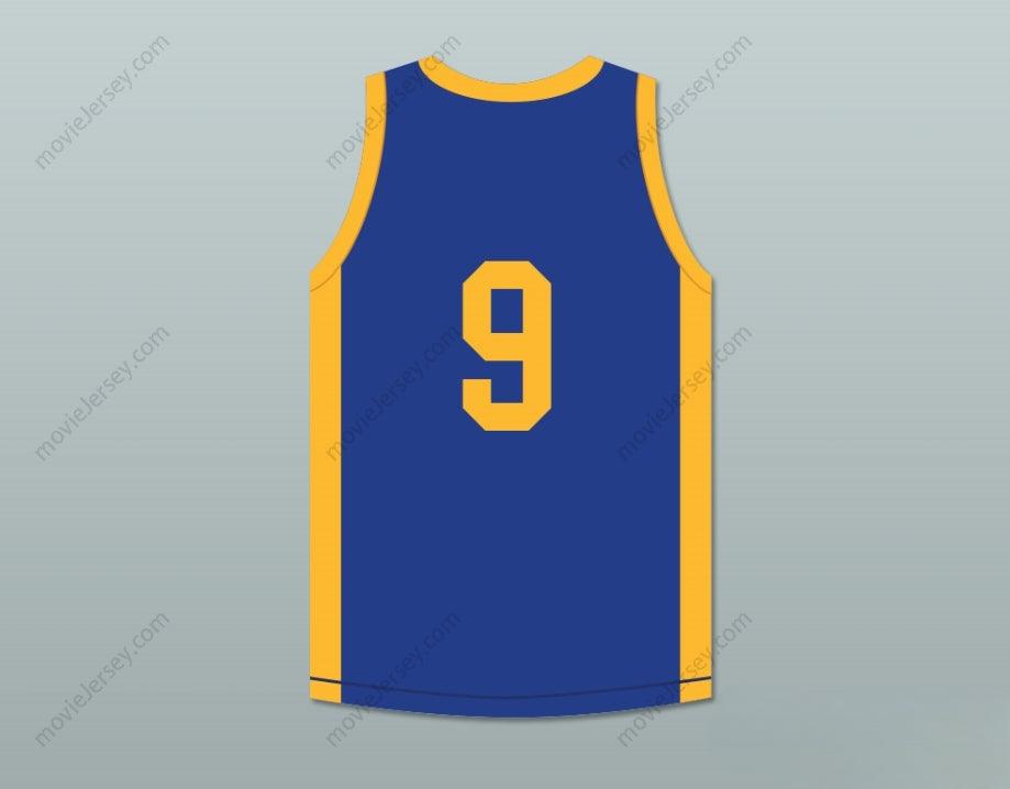 PERSONALIZA CUALQUIER Nombre Número DRAKE JIMMY BROOKS 9 CAMISETA DE BALONCESTO DEGRADADO DE LA ESCUELA COMUNITARIA PANTHERS LOCAL CON PARCHE Costuras Superiores S-6XL