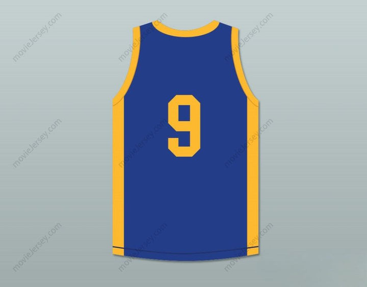 PERSONALIZA CUALQUIER Nombre Número DRAKE JIMMY BROOKS 9 CAMISETA DE BALONCESTO DEGRADADO DE LA ESCUELA COMUNITARIA PANTHERS LOCAL CON PARCHE Costuras Superiores S-6XL