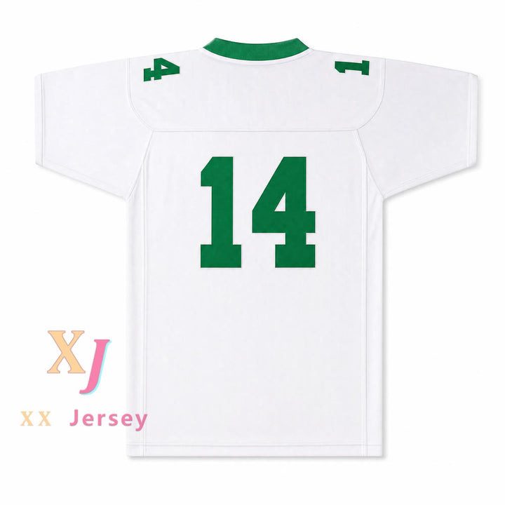 Isidore Newman High School 14 Football Jersey — white back view