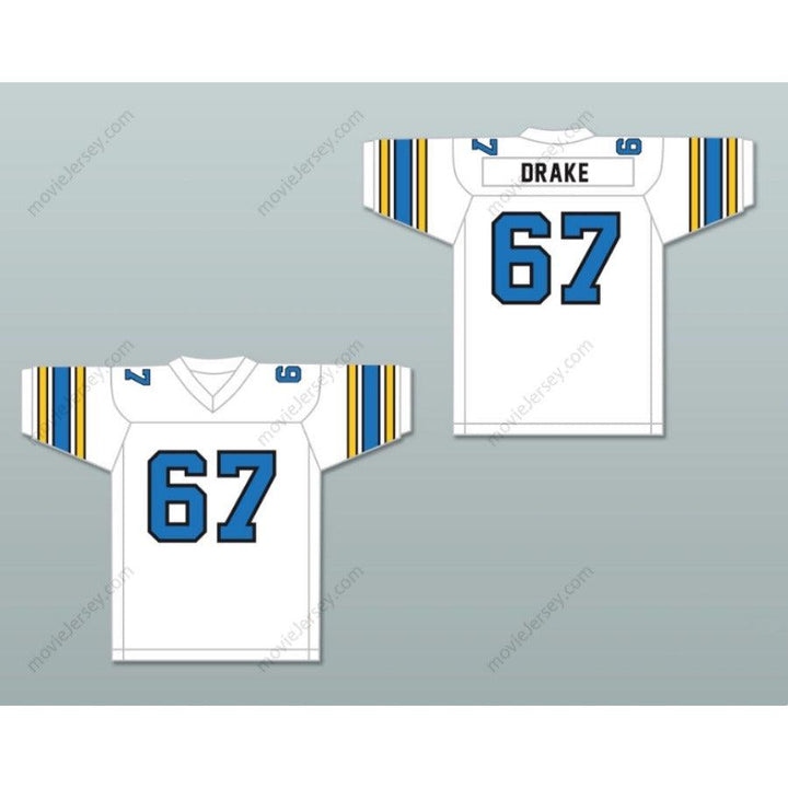 PERSONALIZA Cualquier Nombre Número 1983 USFL DON DRAKE 67 OAKLAND INVADERS Camiseta de Fútbol de Carretera Costura Superior S-6XL