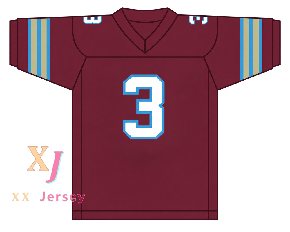 Custom Bobby Hebert 3 Michigan Panthers 1983-84 USFL Football Jersey