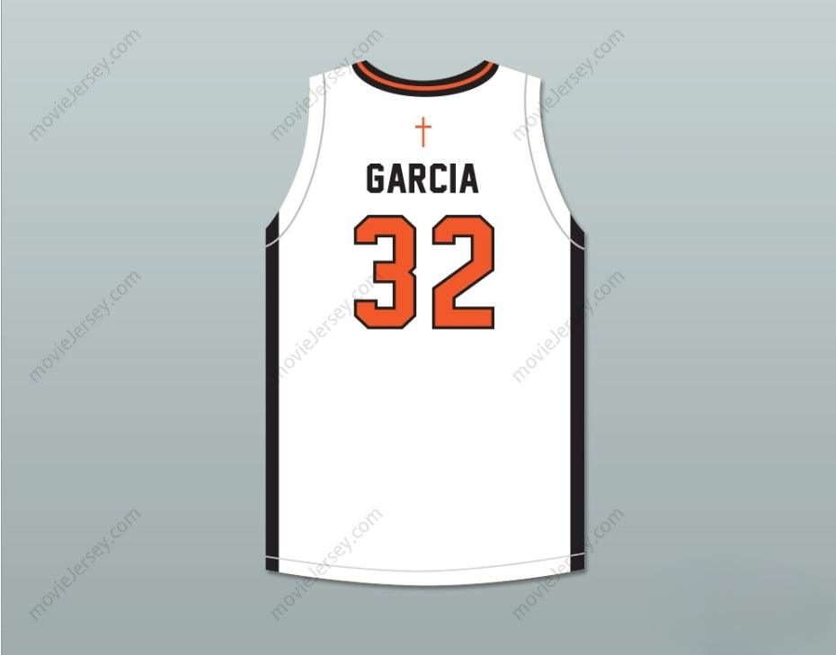 PERSONALIZA Cualquier Nombre Número SAM GARCIA 32 BISHOP HAYES TIGERS CAMISETA DE BALONCESTO BLANCA EL REGRESO Cosido en la parte superior S-6XL