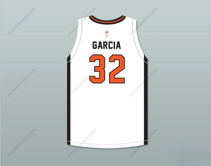 PERSONALIZA Cualquier Nombre Número SAM GARCIA 32 BISHOP HAYES TIGERS CAMISETA DE BALONCESTO BLANCA EL REGRESO Cosido en la parte superior S-6XL