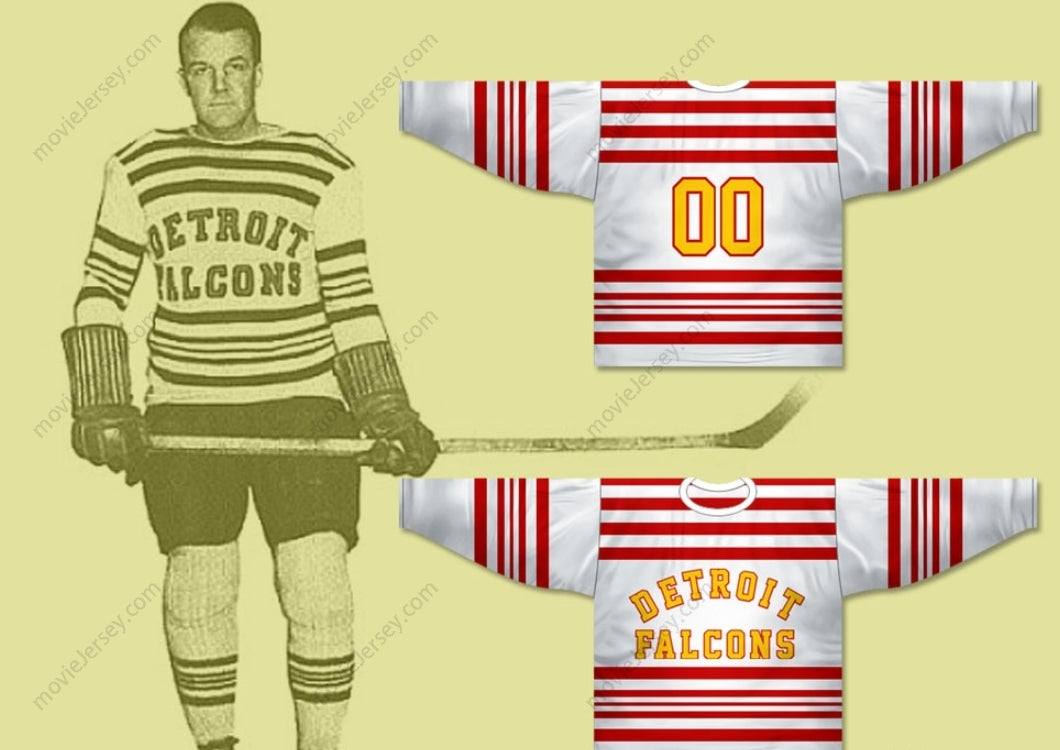 Custom Any Name Number DETROIT FALCONS 1930-32 HOCKEY JERSEY ANY PLAYER OR NUMBER NEW Stitched Top Stitched S-6XL