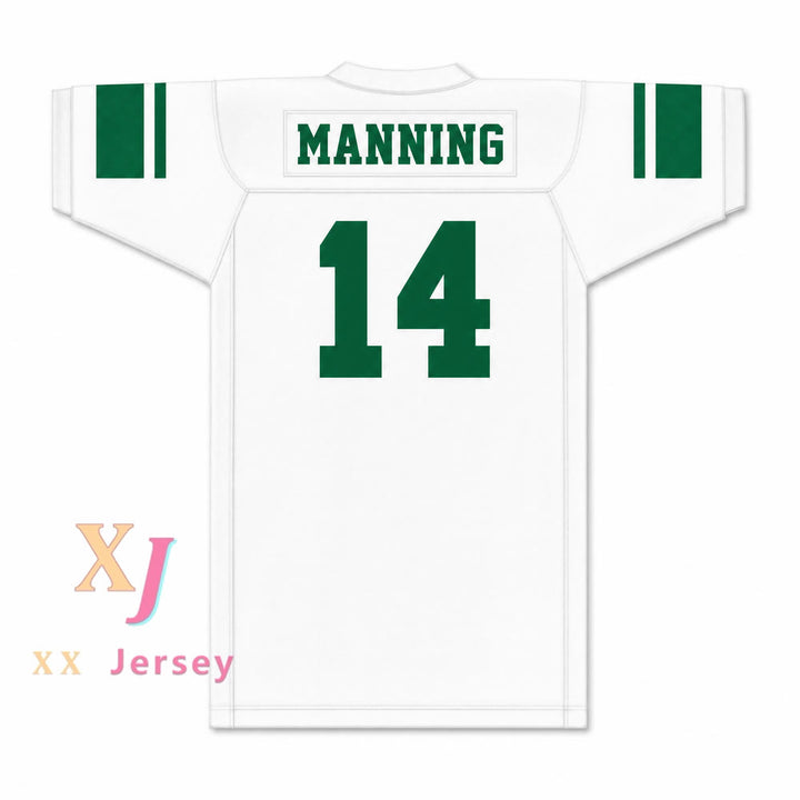CUSTOM Name VERSION ELI MANNING 14 ISIDORE NEWMAN HIGH SCHOOL FOOTBALL JERSEY Top Stitched S-6XL