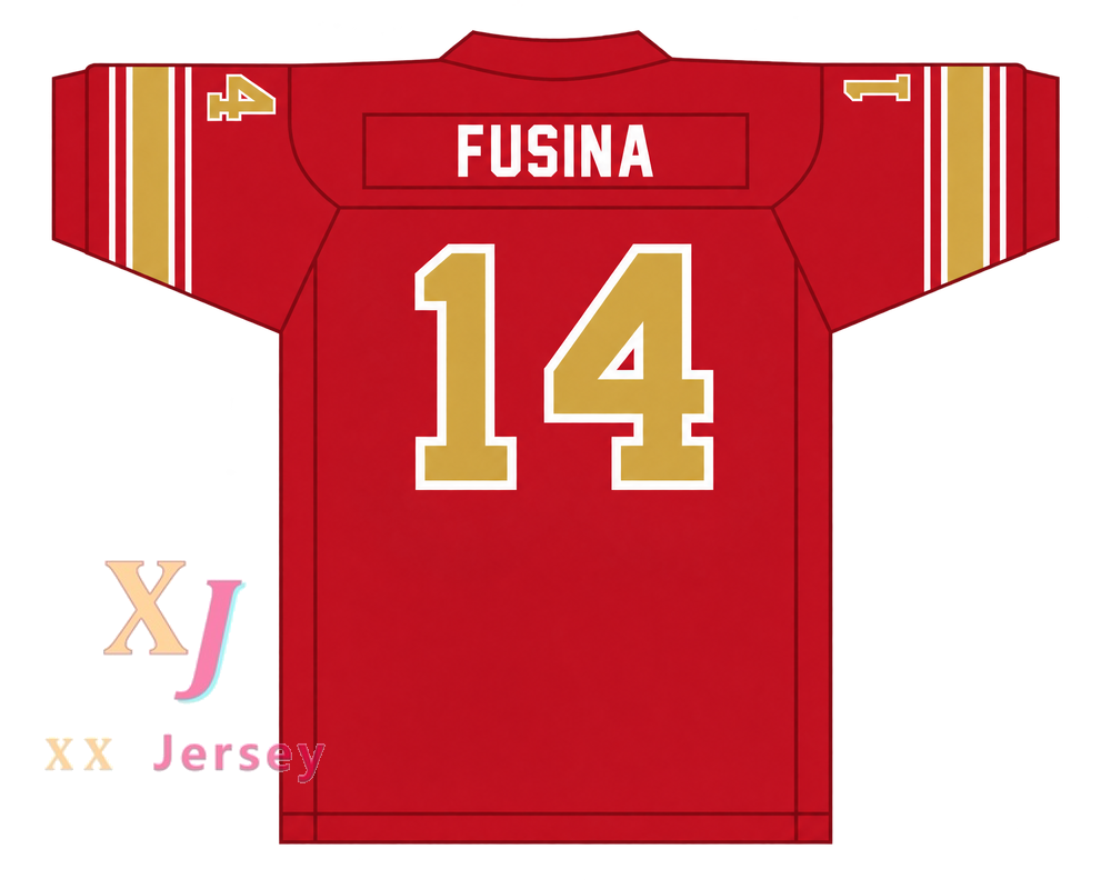 PERSONALIZA Cualquier Nombre Número 1984 USFL CHUCK FUSINA 14 PHILADELPHIA STARS CAMISETA DE FÚTBOL LOCAL Cosida S-6XL