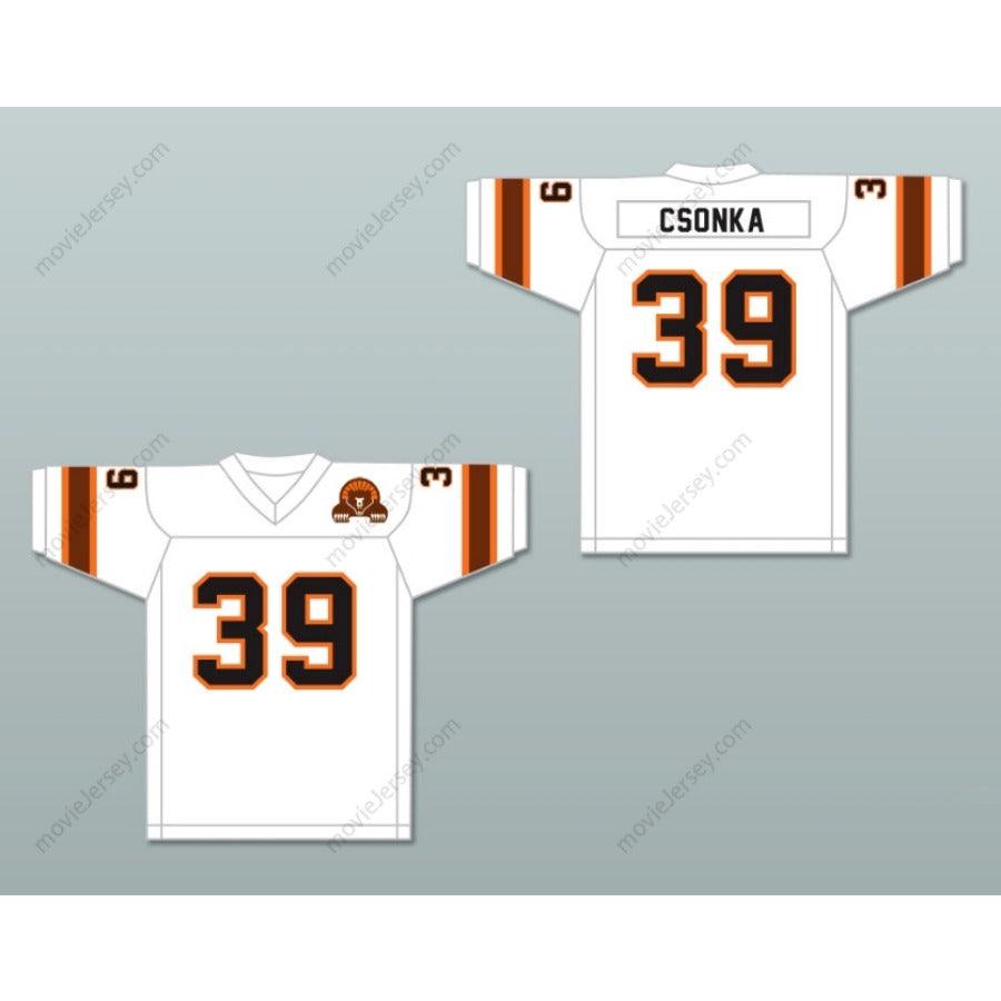 PERSONALIZADO CUALQUIER Nombre Número 1974-75 WFL LARRY CSONKA 39 MEMPHIS GRIZZLIES ROAD Camiseta de fútbol Cosido S-6XL