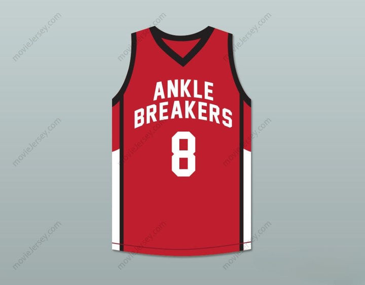 PERSONALIZA CUALQUIER Nombre Número ENTRAMADO 8 DEFENSORES IMPARABLES ROJO CAMISETA DE BALONCESTO con Costuras S-6XL