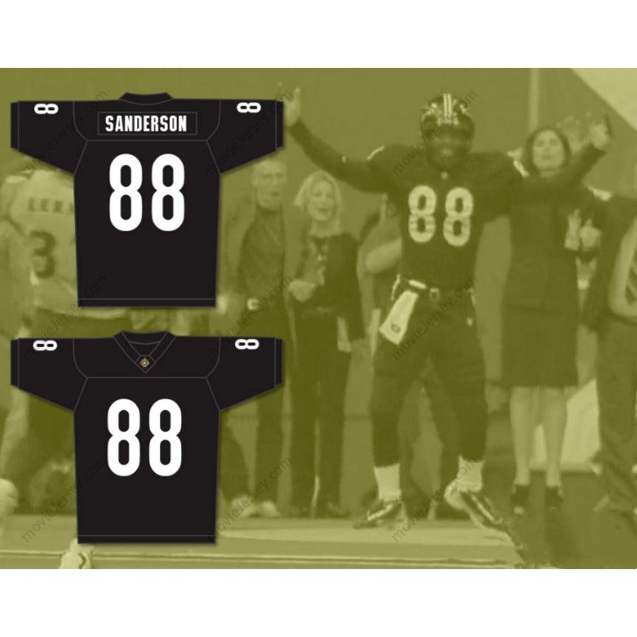 PERSONALIZA Cualquier Nombre Número JIMMY SANDERSON 88 MIAMI SHARKS Ribete Blanco Camiseta de Fútbol Cosida Tallas S-6XL