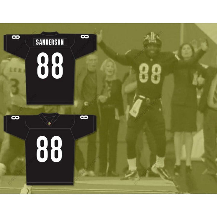 PERSONALIZA Cualquier Nombre Número JIMMY SANDERSON 88 MIAMI SHARKS Ribete Blanco Camiseta de Fútbol Cosida Tallas S-6XL