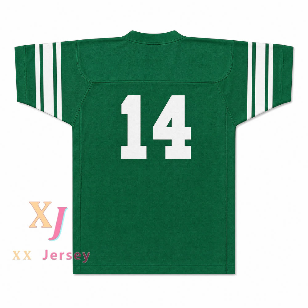 Isidore Newman High School 14 Football Jersey — green back view