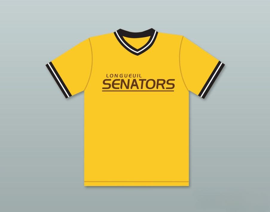 Personalizado Cualquier Nombre Número CLAUDE 45 LONGUEUIL SENATORS LIGA DE CERVEZA BÉISBOL CAMISETA SPACEMAN Costuras Reforzadas S-6XL