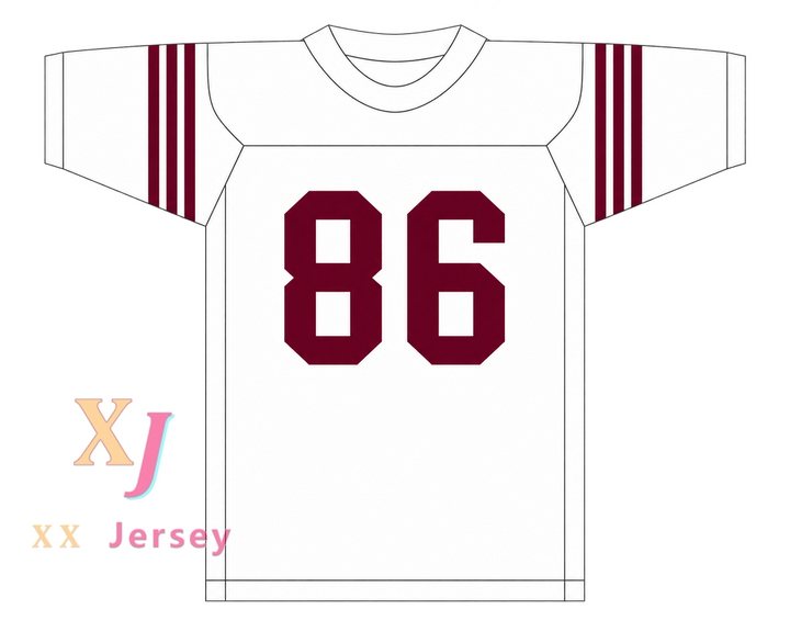 Custom Reggie White 86 Howard School of Academics and Technology Hustlin Tigers Maroon Football Jersey