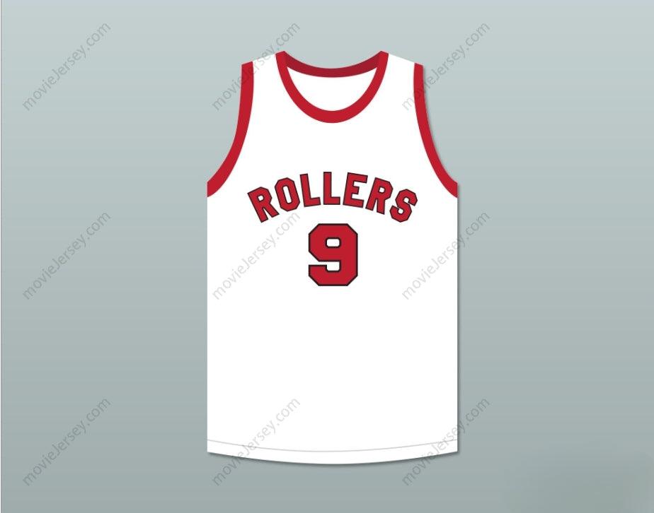 CUSTOM ANY Name Number BOB HUBBARD 9 PROVIDENCE STEAMROLLERS WHITE BASKETBALL JERSEY 4 Top Stitched S-6XL