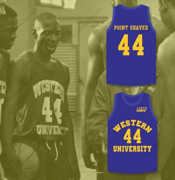 PERSONALIZA CUALQUIER Nombre Número ANTHONY C HALL TONY THE POINT SHAVER 44 JERSEY DE BALONCESTO AZUL CON PARCHE DE BLUE CHIPS Costura Superior S-6XL