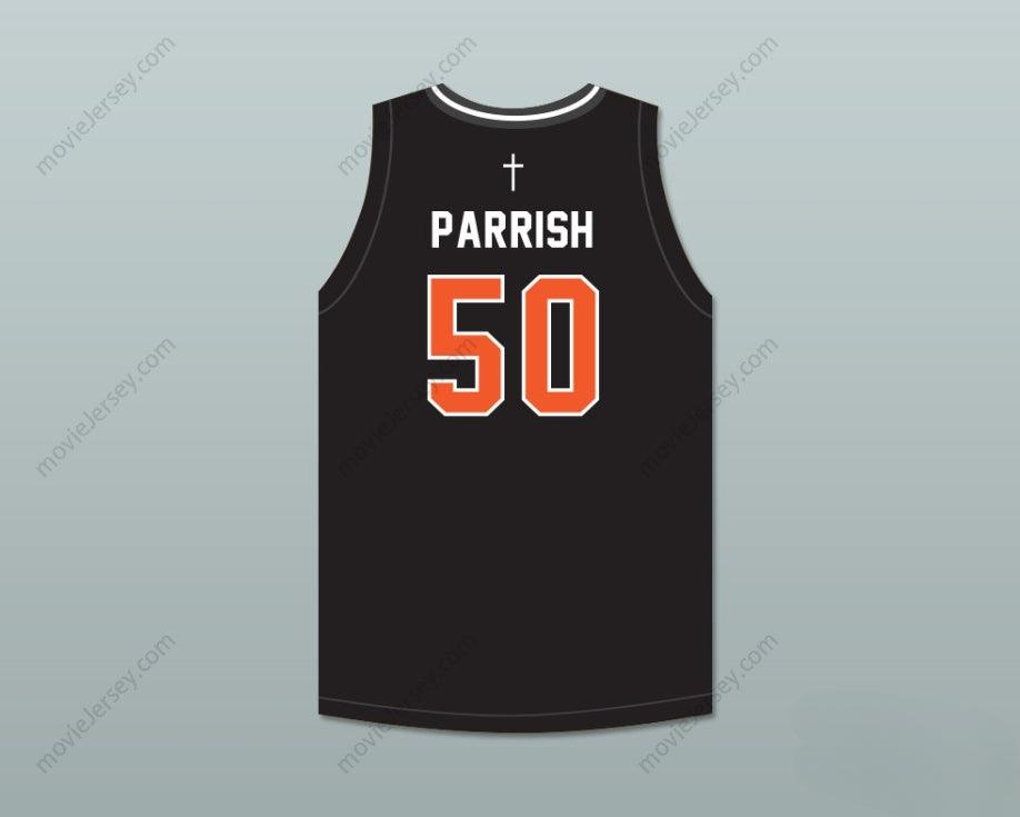 PERSONALIZA CUALQUIER Nombre Número MARCUS PARRISH 50 BISHOP HAYES TIGERS NEGRO CAMISETA DE BALONCESTO EL CAMINO DE REGRESO Costura Superior S-6XL