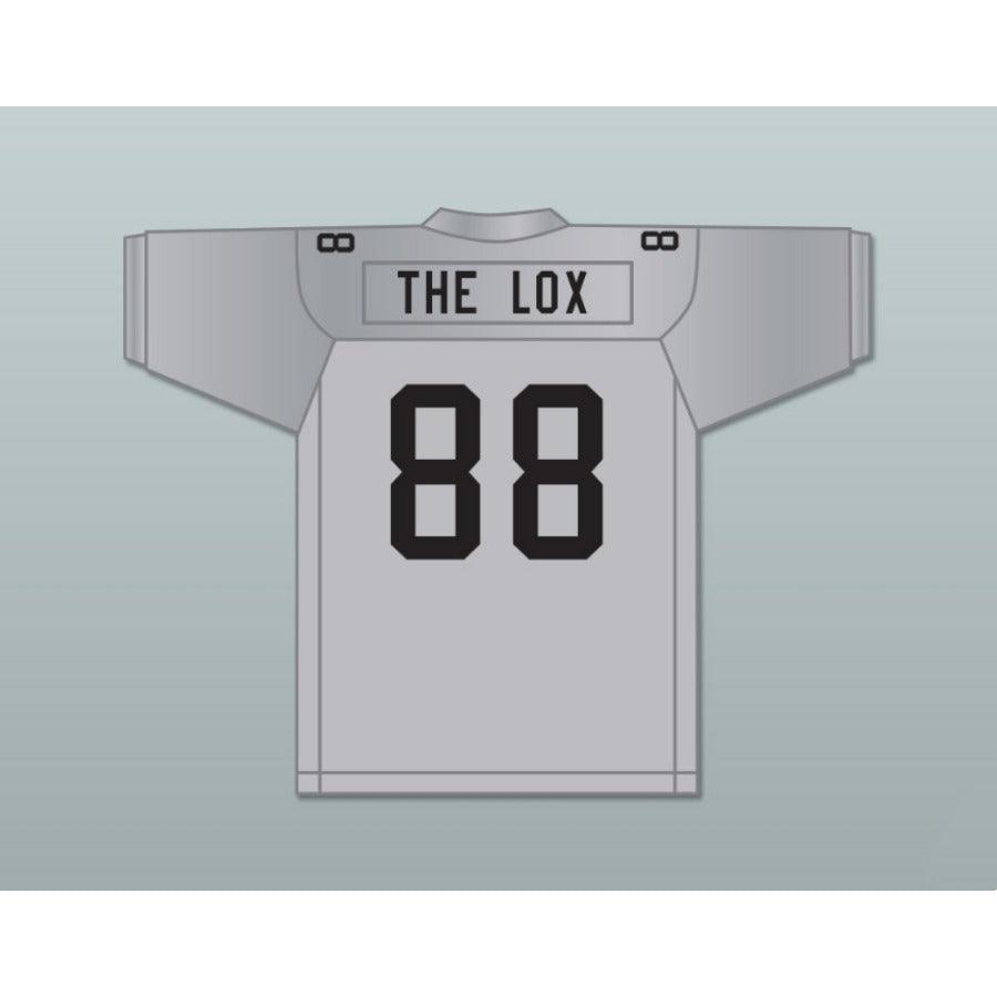 PERSONALIZA Cualquier Nombre Número THE LOX ROUGH RYDERS 88 Plata Camiseta Fútbol Cosida S-6XL