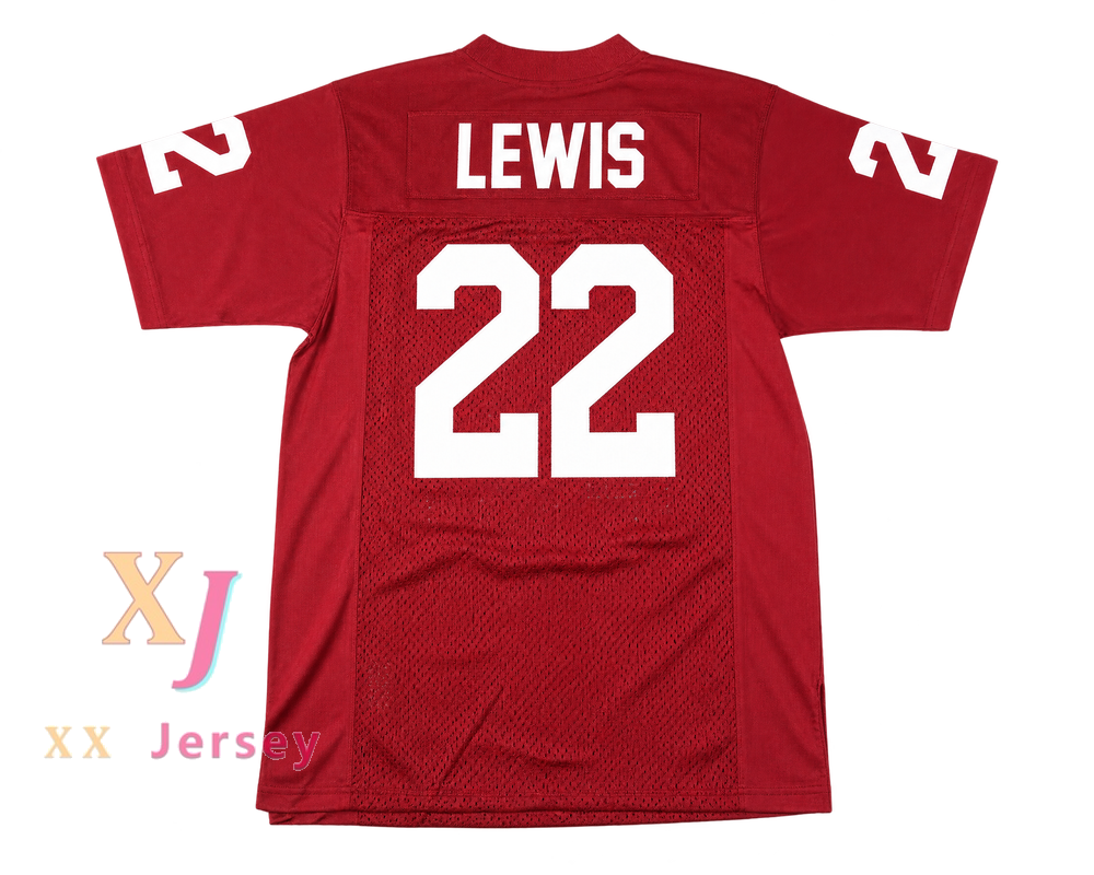 Custom Ray Lewis 22 Kathleen High School Red Devils Football Jersey