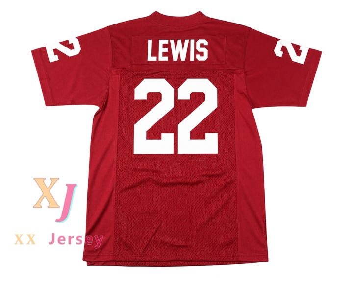 Custom Ray Lewis 22 Kathleen High School Red Devils Football Jersey