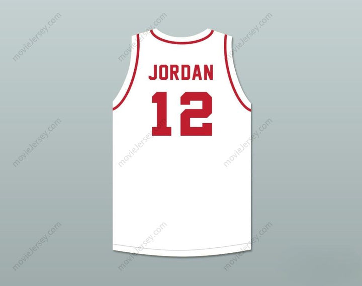 PERSONALIZA CUALQUIER Nombre Número MICHAEL 12 EMMA B TRASK MIDDLE SCHOOL BEARS JERSEY DE BALONCESTO BLANCO 2 Costuras Superior S-6XL