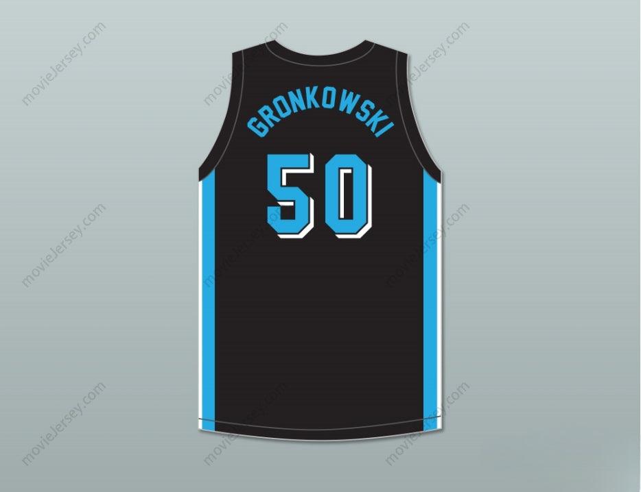 CUSTOM ANY Name Number ROB GRONKOWSKI 50  HILLS HIGH SCHOOL WOLVERINES BLACK BASKETBALL JERSEY 2 Top Stitched S-6XL