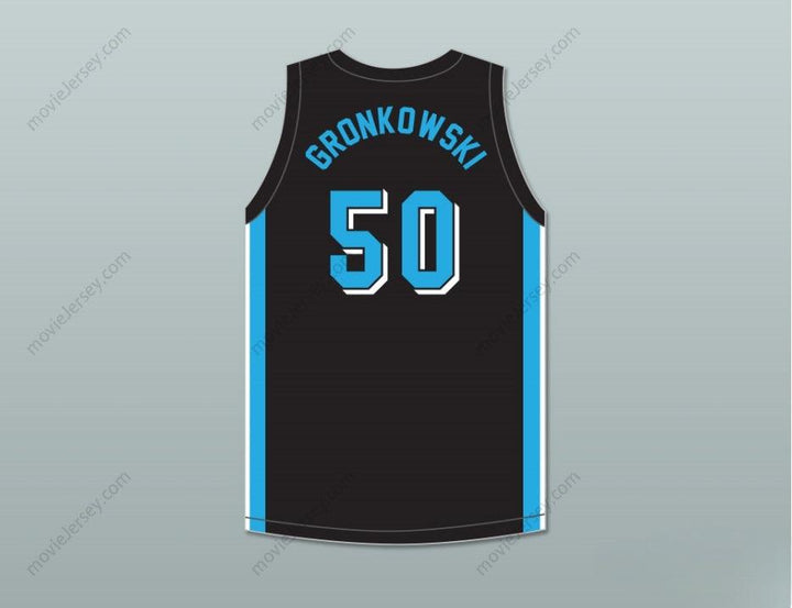 CUSTOM ANY Name Number ROB GRONKOWSKI 50  HILLS HIGH SCHOOL WOLVERINES BLACK BASKETBALL JERSEY 2 Top Stitched S-6XL