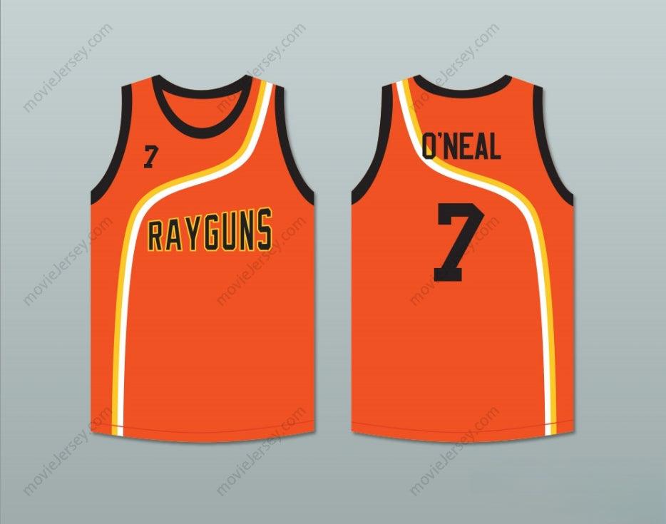 PERSONALIZADA Cualquier Nombre Número JERMAINE O'NEAL 7 CAMISETA DE BALONCESTO NARANJA ROSWELL RAYGUNS Top Cosido S-6XL