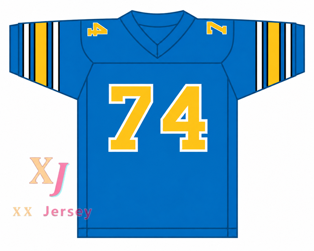PERSONALIZA Cualquier Nombre Número 1985 USFL RAY PINNEY 74 OAKLAND INVADERS CAMISETA DE FÚTBOL AMERICANA DE VISITANTE Cosida S-6XL