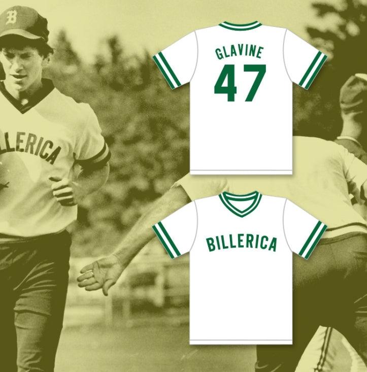 Camiseta de béisbol blanca con nombre y número personalizado TOM GLAVINE 47 HIGH SCHOOL INDIANS, 2 costuras superiores, tallas S-6XL